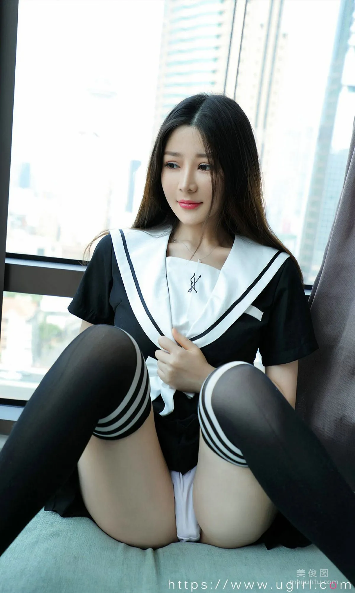 [Ugirls App] No.1874 Zoe, Shy Uniform Photo Set photo 22