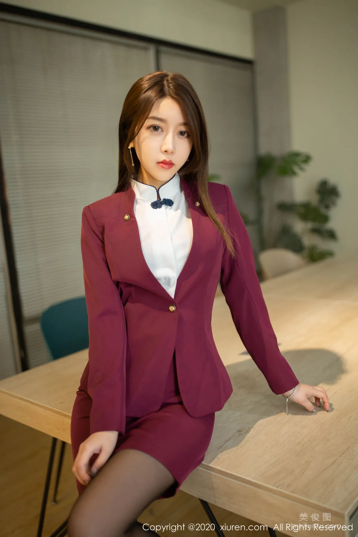[秀人XiuRen] No.2251 夏詩雯Sally 《職場boss》 寫真集 9