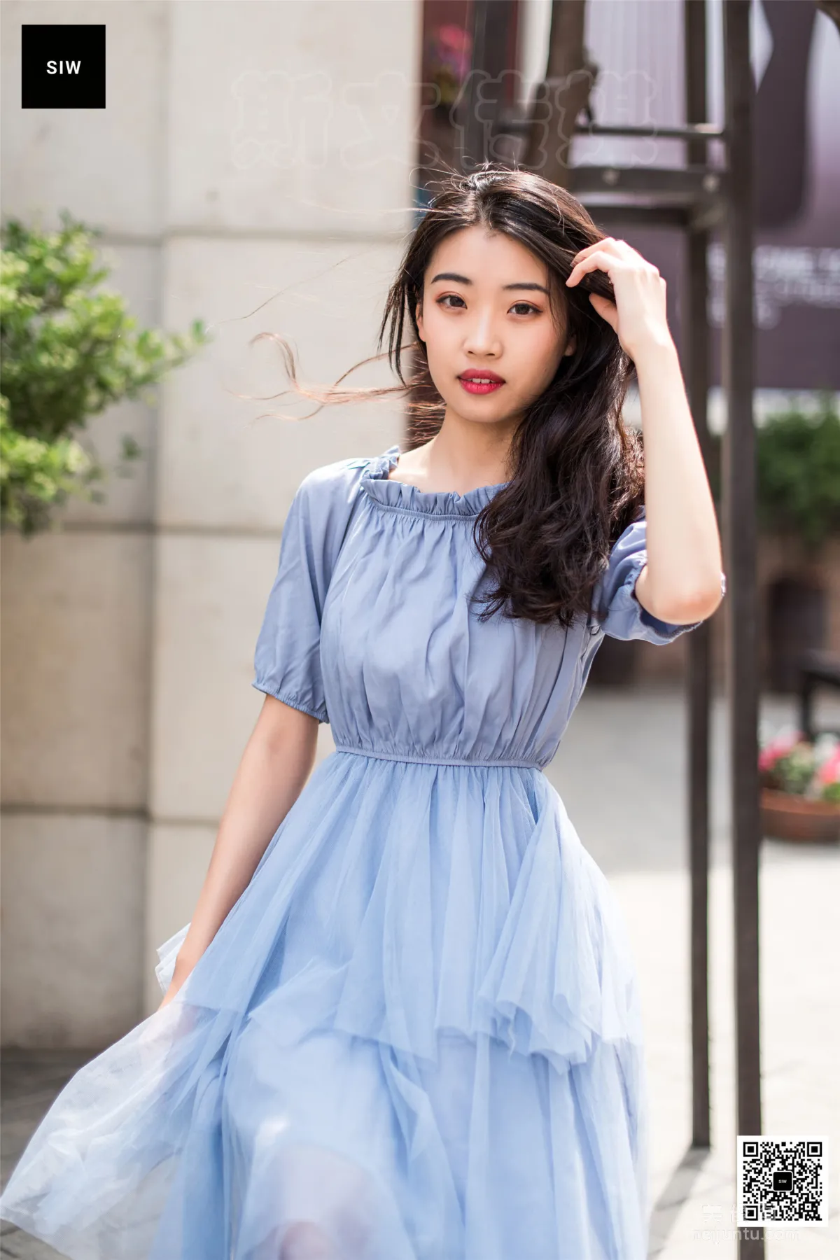 [斯文傳媒SIW] 蓉兒 《藍裙天使》 寫真集 1