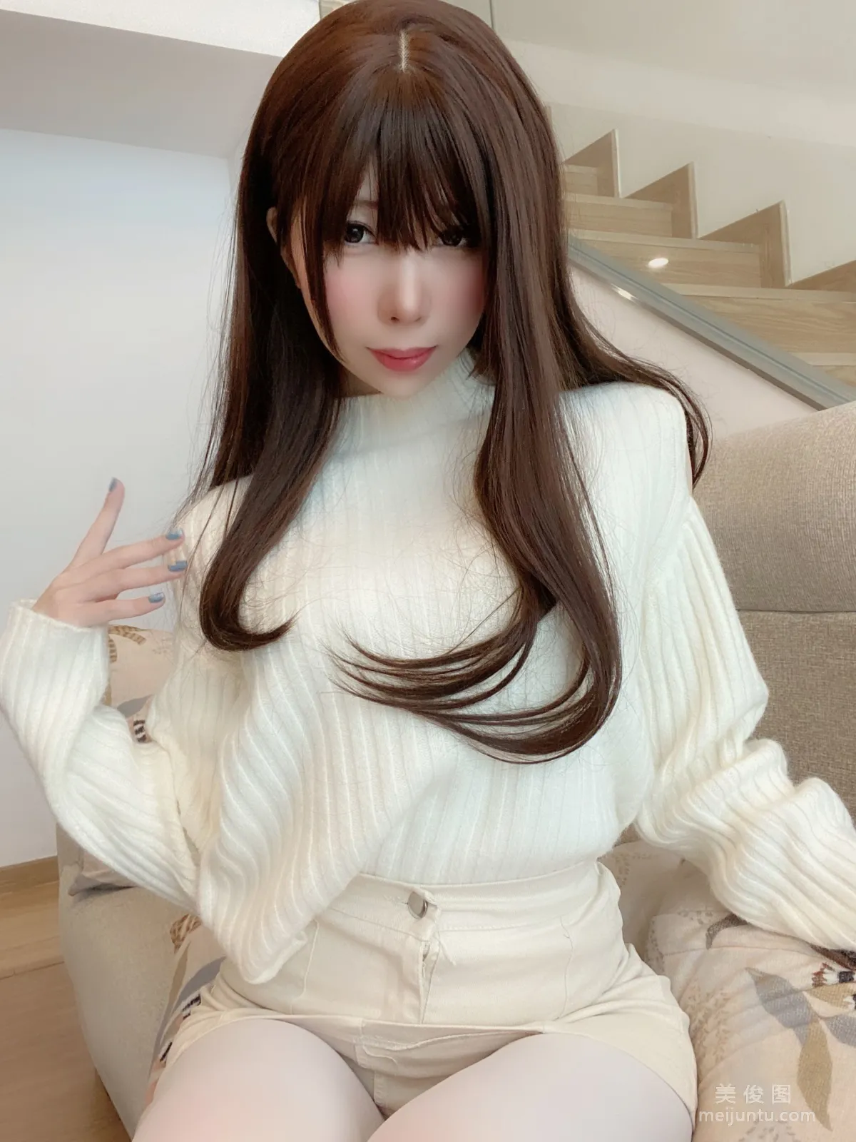 [COS福利] 二次元巨乳美女鹿野希 《草莓女友》 写真集11