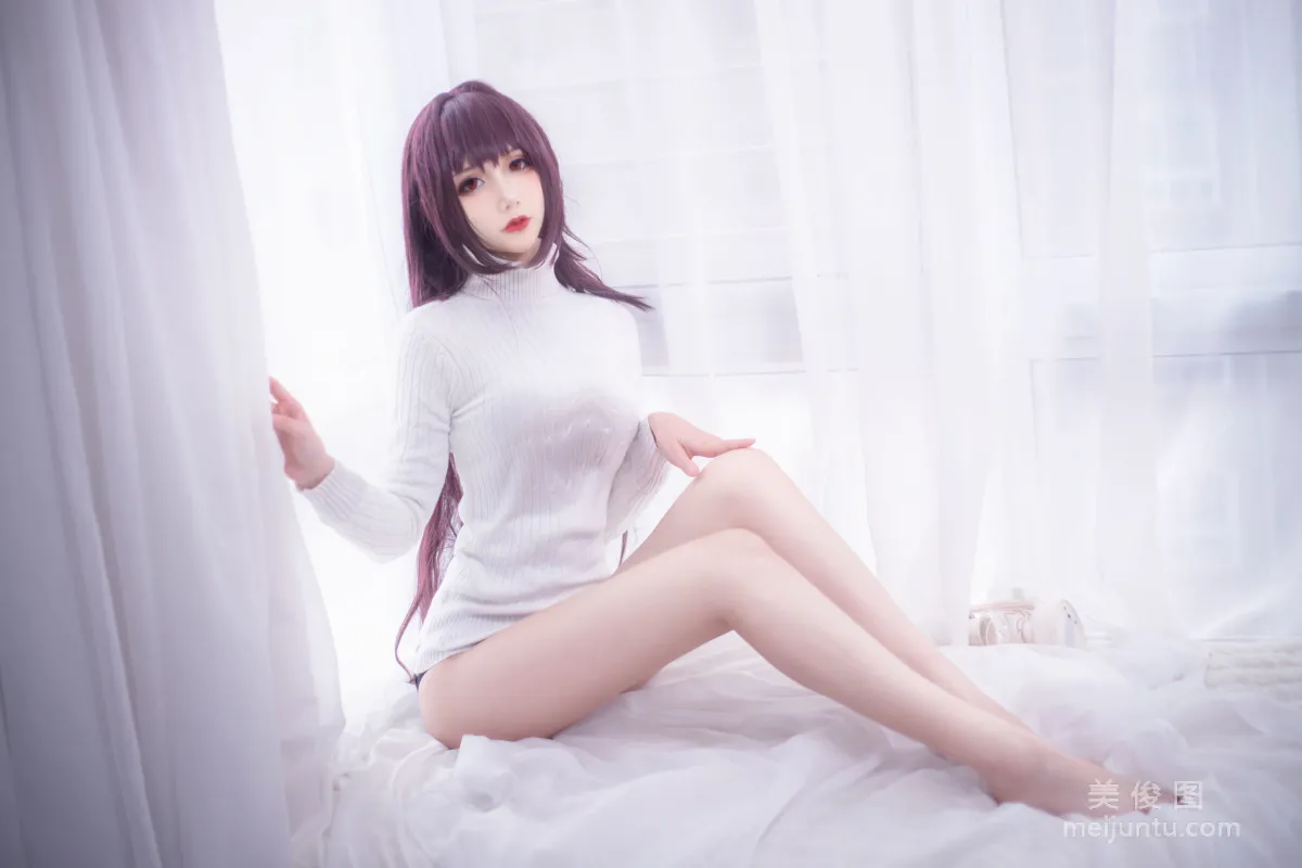 [COS Bonus] Xianjiu Airi 'Scathach Sweater' Photo Set photo 1