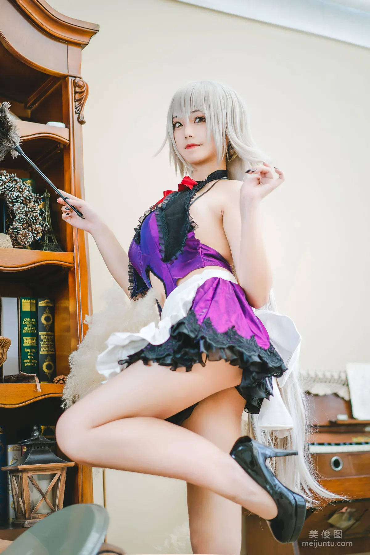 Cute Girl Mizhi Maoqiu, Joan of Arc Maid, Photo Set photo 39