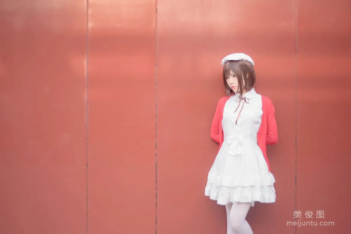 [COS Welfare] Cute Girl Baiyi Zijiao Zhu, Kato Megumi Photo Set photo 2