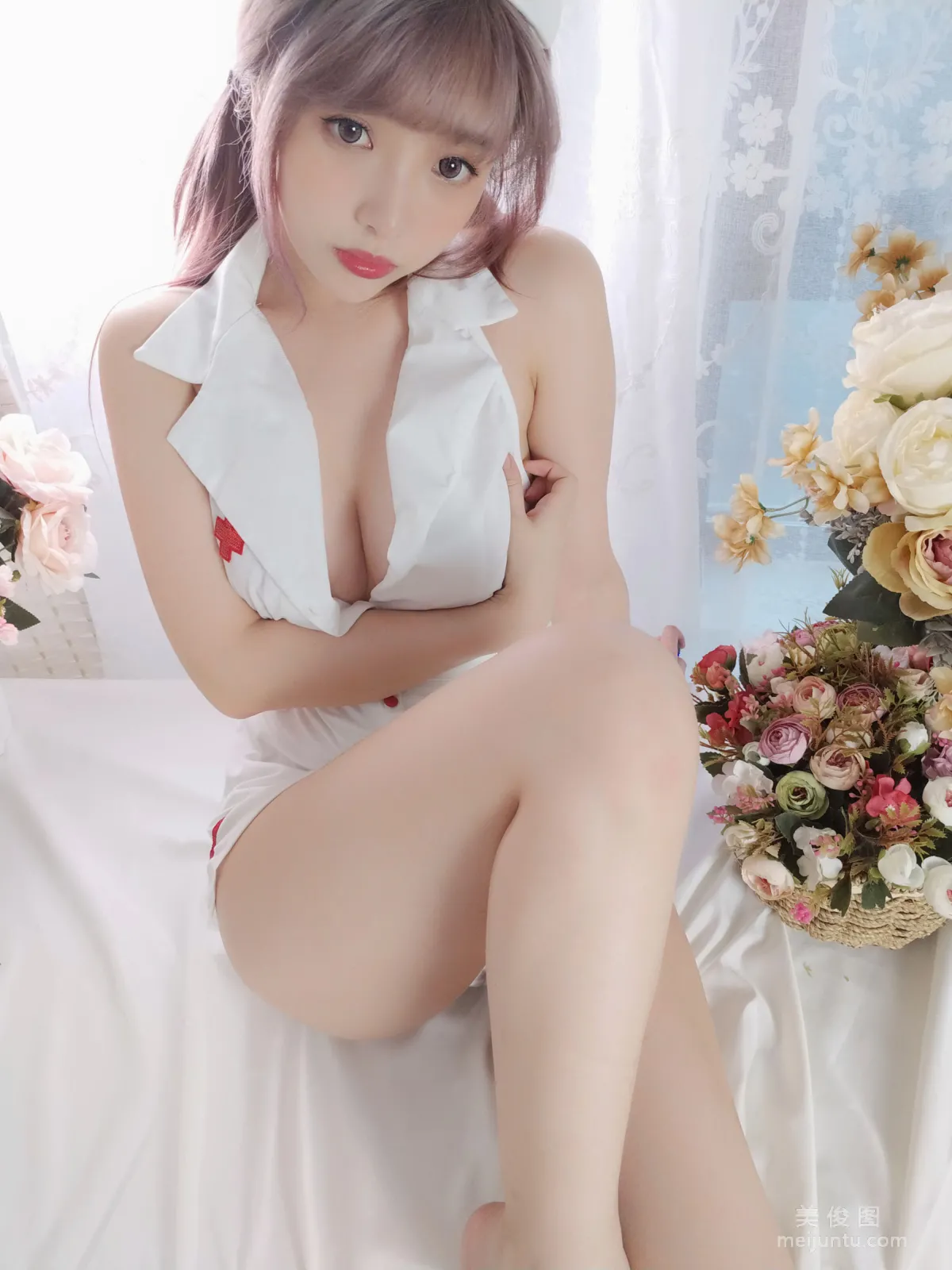 Anime Blogger Wenmei Bujiang Daoli Nurse Photo Set photo 18