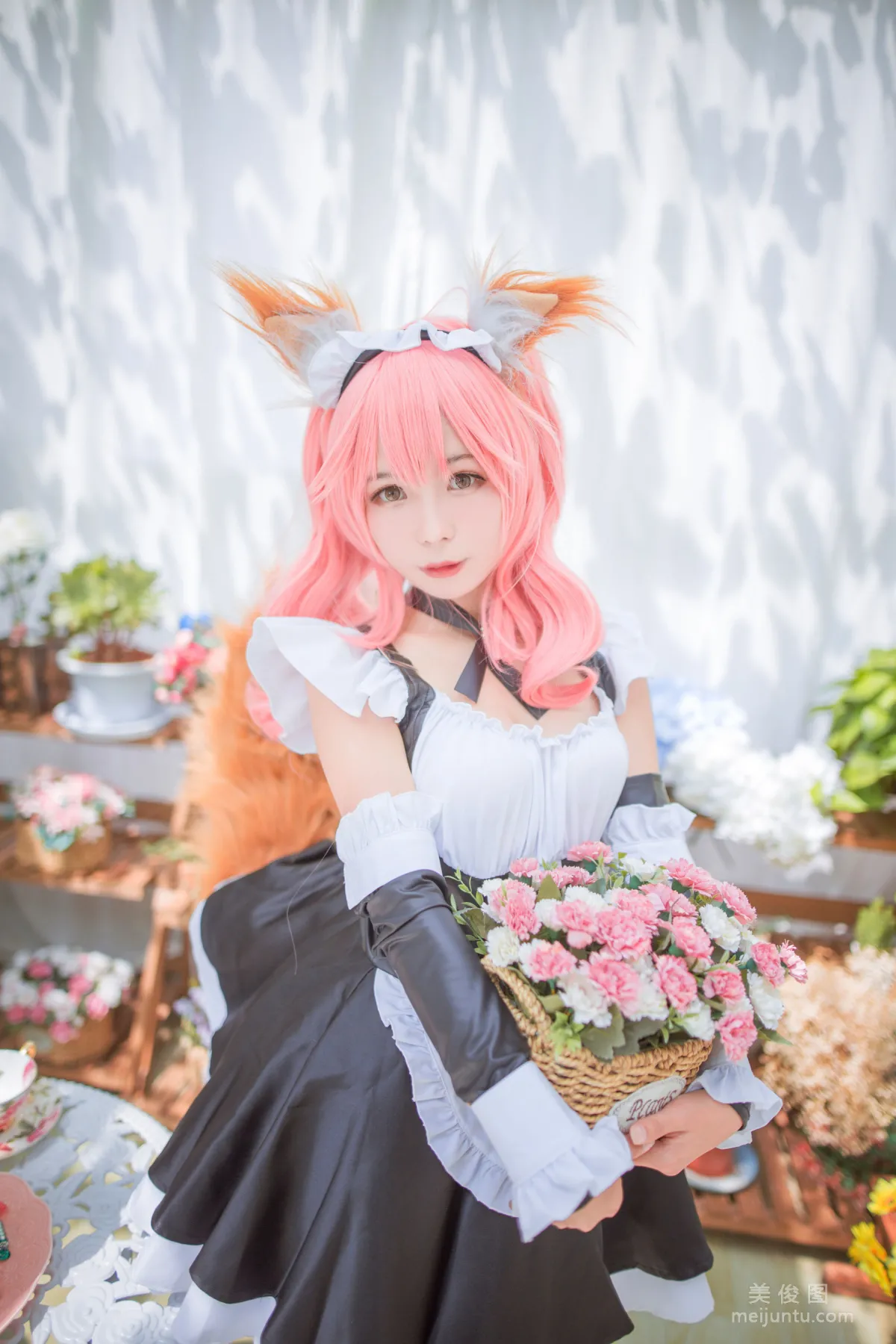 Anime Blogger Bei Zhibei, FGO Tamamo no Mae Maid Photo Set photo 3