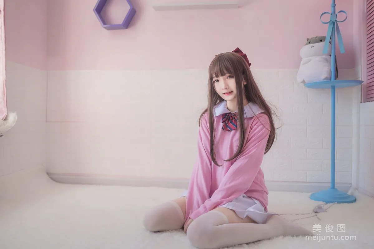 2D Beauty Guchuan kagura Pink JK Photo Set photo 5