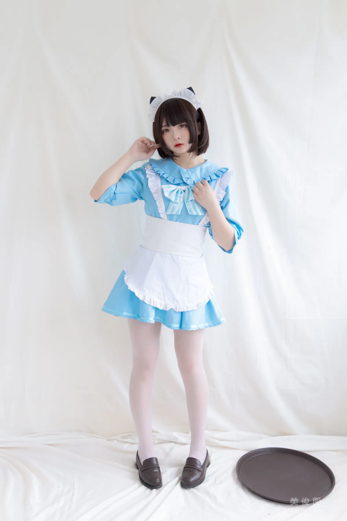 [COS] 2D Beauty Guchuan kagura Blue Cat Maid Photo Set photo 10