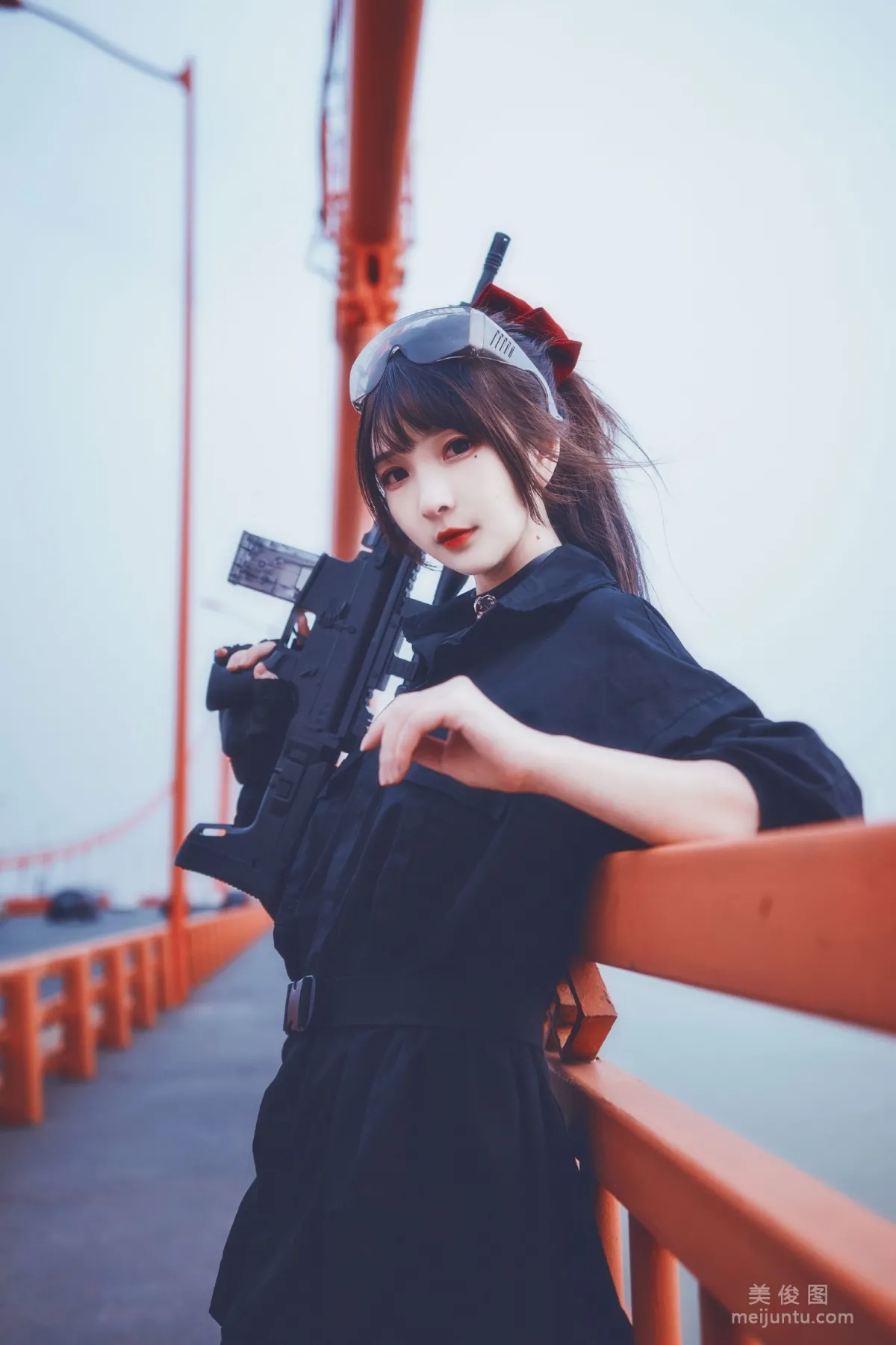 [COS] 2D Beauty Guchuan kagura, Armed JK, Photo Set photo 21