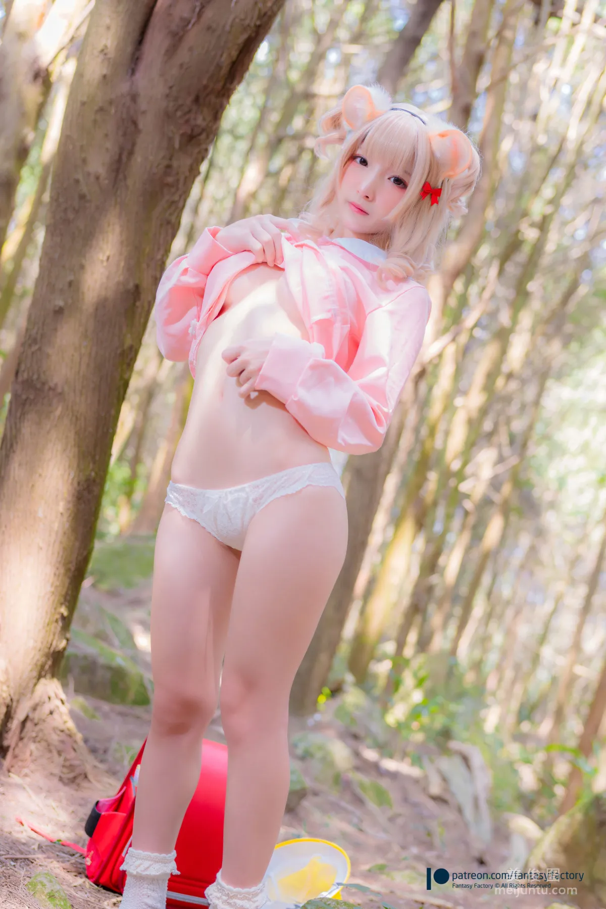 [Fantasy Factory] Xiao Ding 2020.04, Maid, Lingerie, Bunny Ears Photo Set photo 106