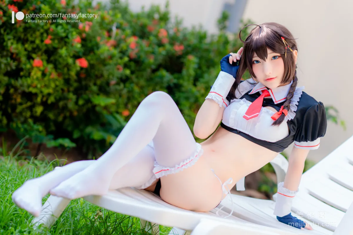[Fantasy Factory] Xiao Ding 2020.04, Maid, Lingerie, Bunny Ears Photo Set photo 14