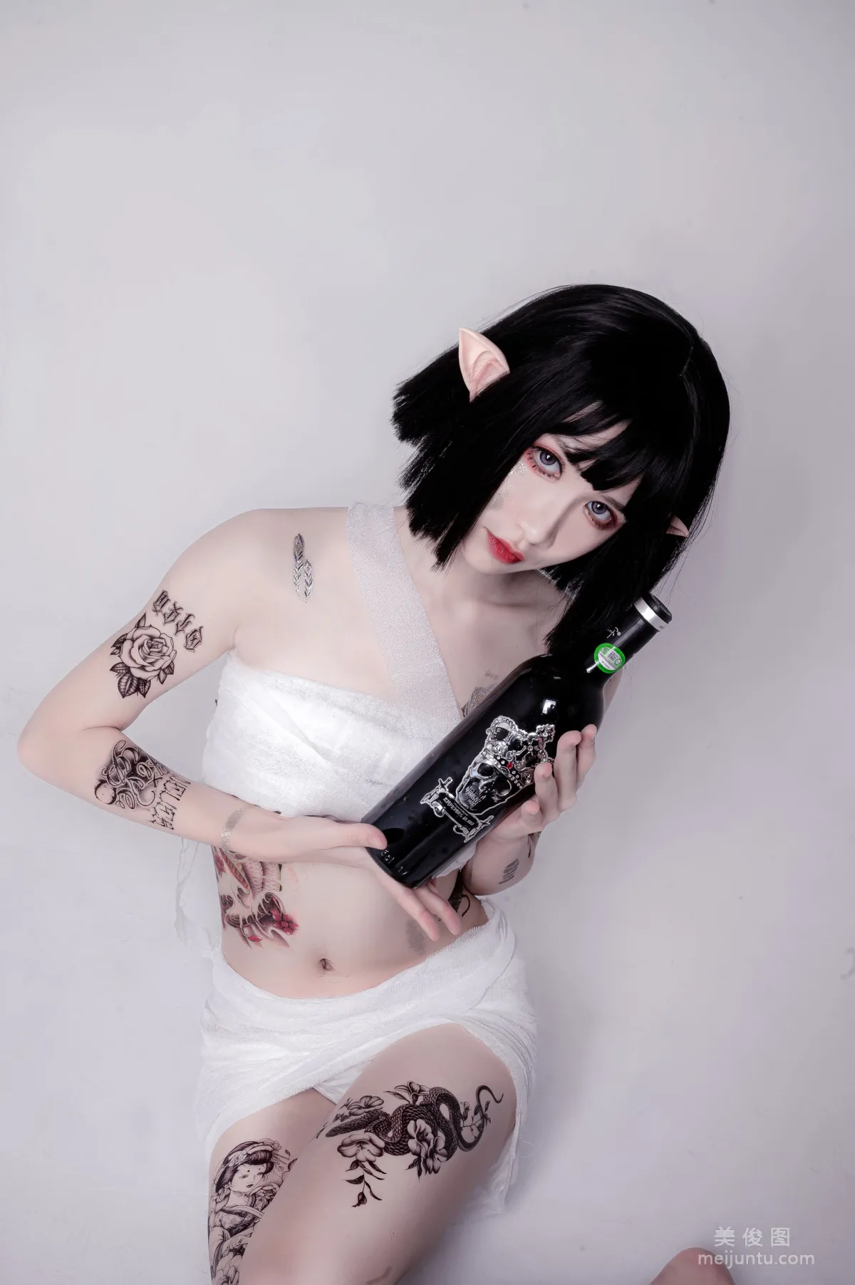 [COS Bonus] Anime Blogger Ruanyi Fairy, Straps and Samurai Photo Set photo 10