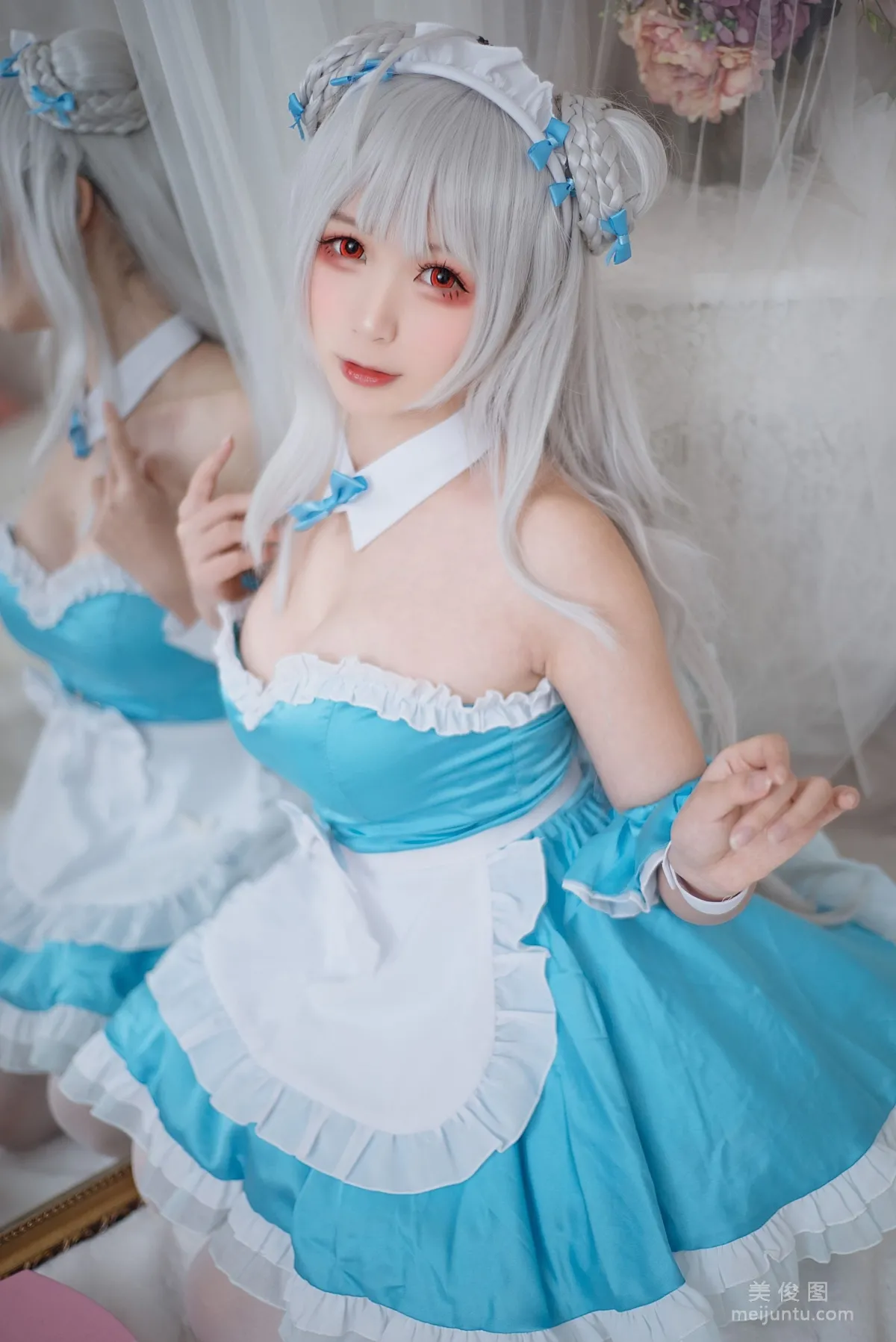 [COS Bonus] Anime Blogger Yingluojiang w Little Swan Maid Photo Set photo 7