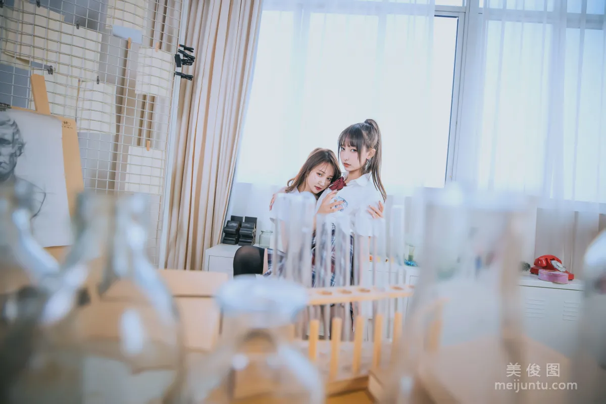 [COS福利] 蘿莉神楽闆真冬《數之歌》 百合教室 寫真集 79