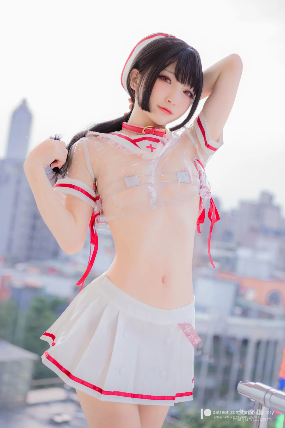 [Fantasy Factory] Xiao Ding 2020.04, Maid, Lingerie, Bunny Ears Photo Set photo 79