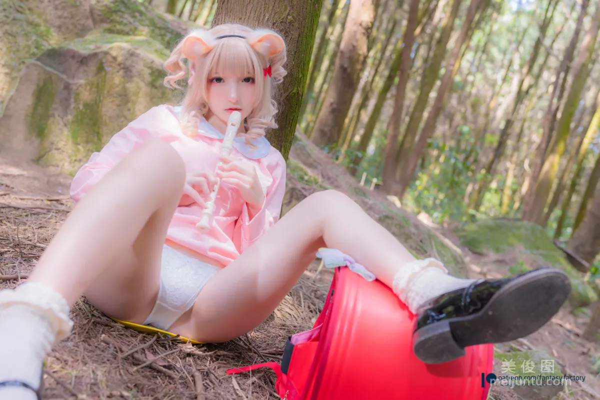 [Fantasy Factory] Xiao Ding 2020.04, Maid, Lingerie, Bunny Ears Photo Set photo 103