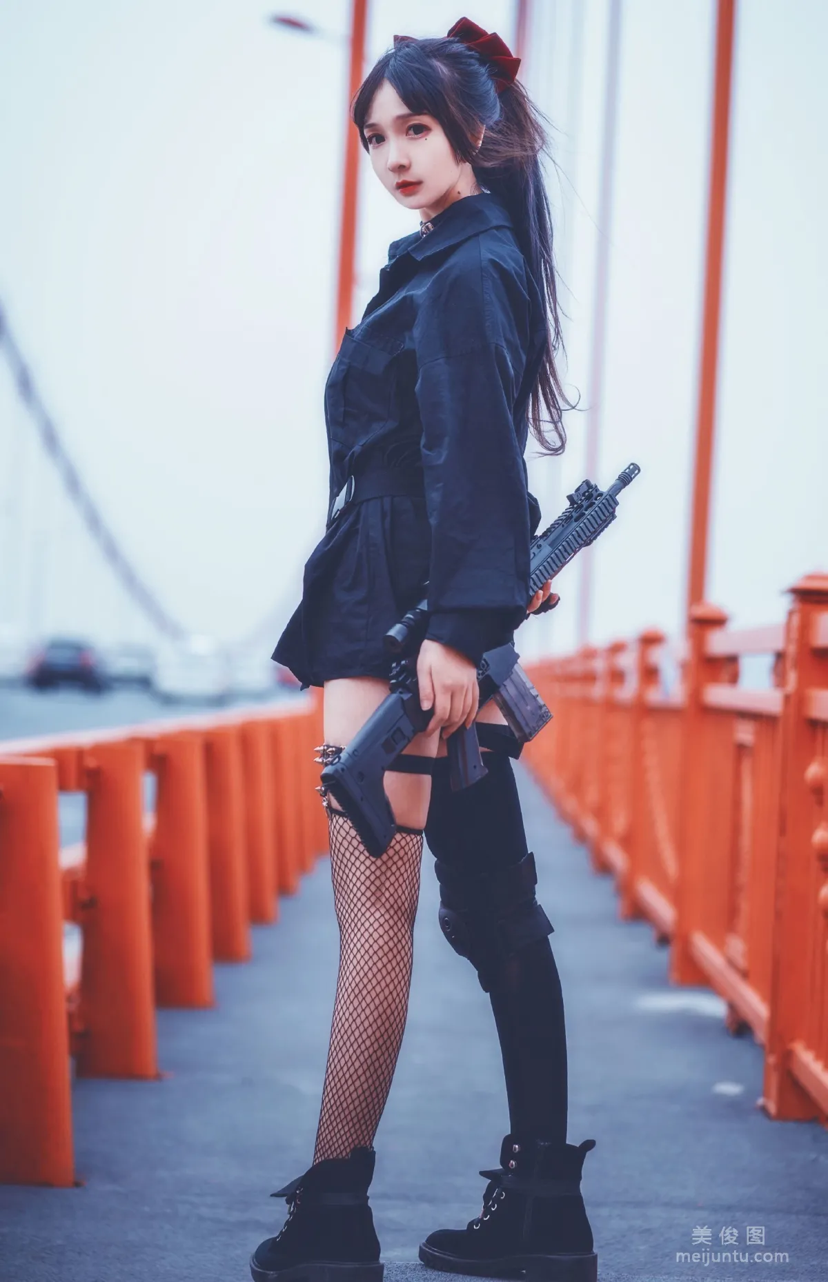 [COS] 2D Beauty Guchuan kagura, Armed JK, Photo Set photo 12