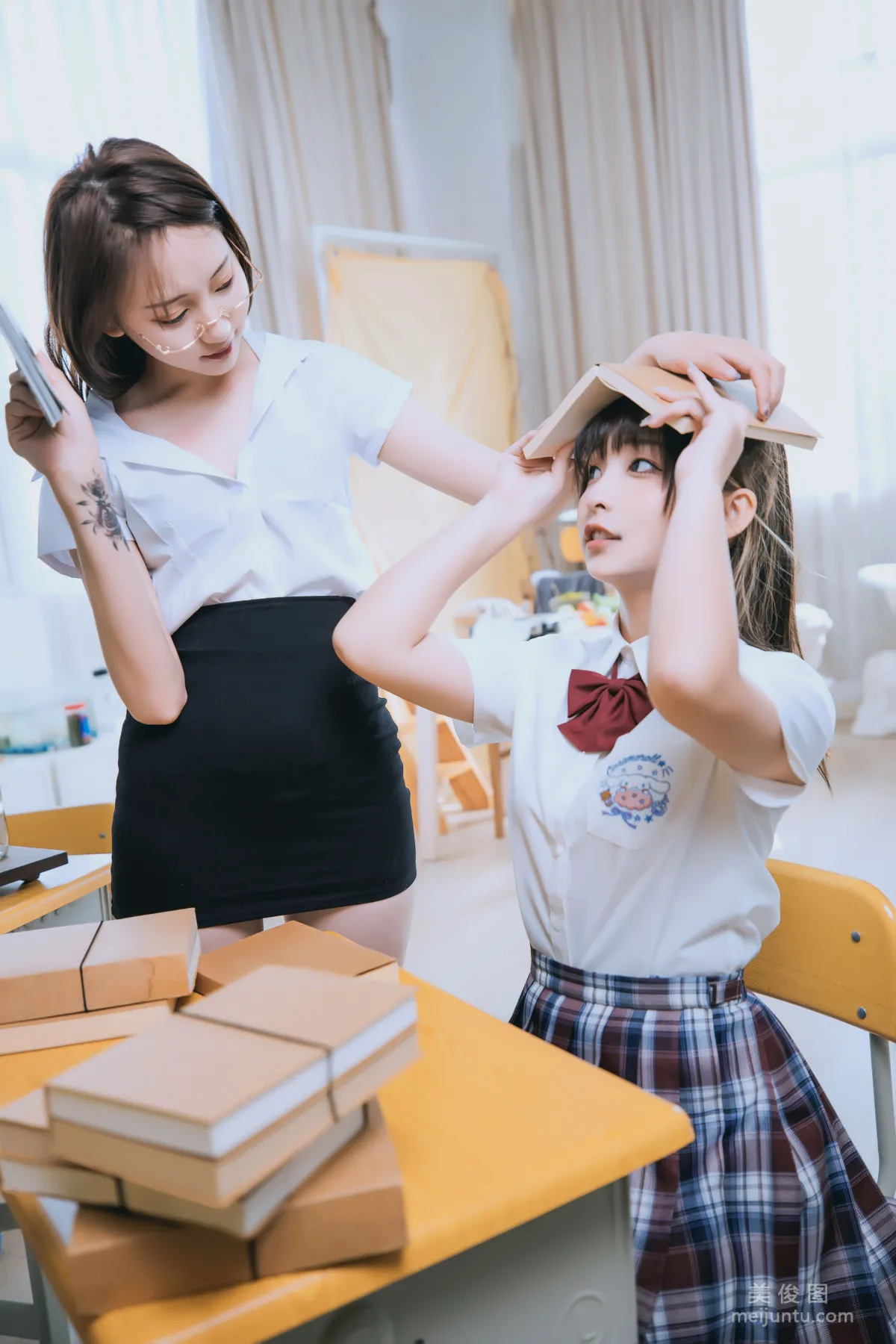[COS福利] 蘿莉神楽闆真冬《數之歌》 百合教室 寫真集 7