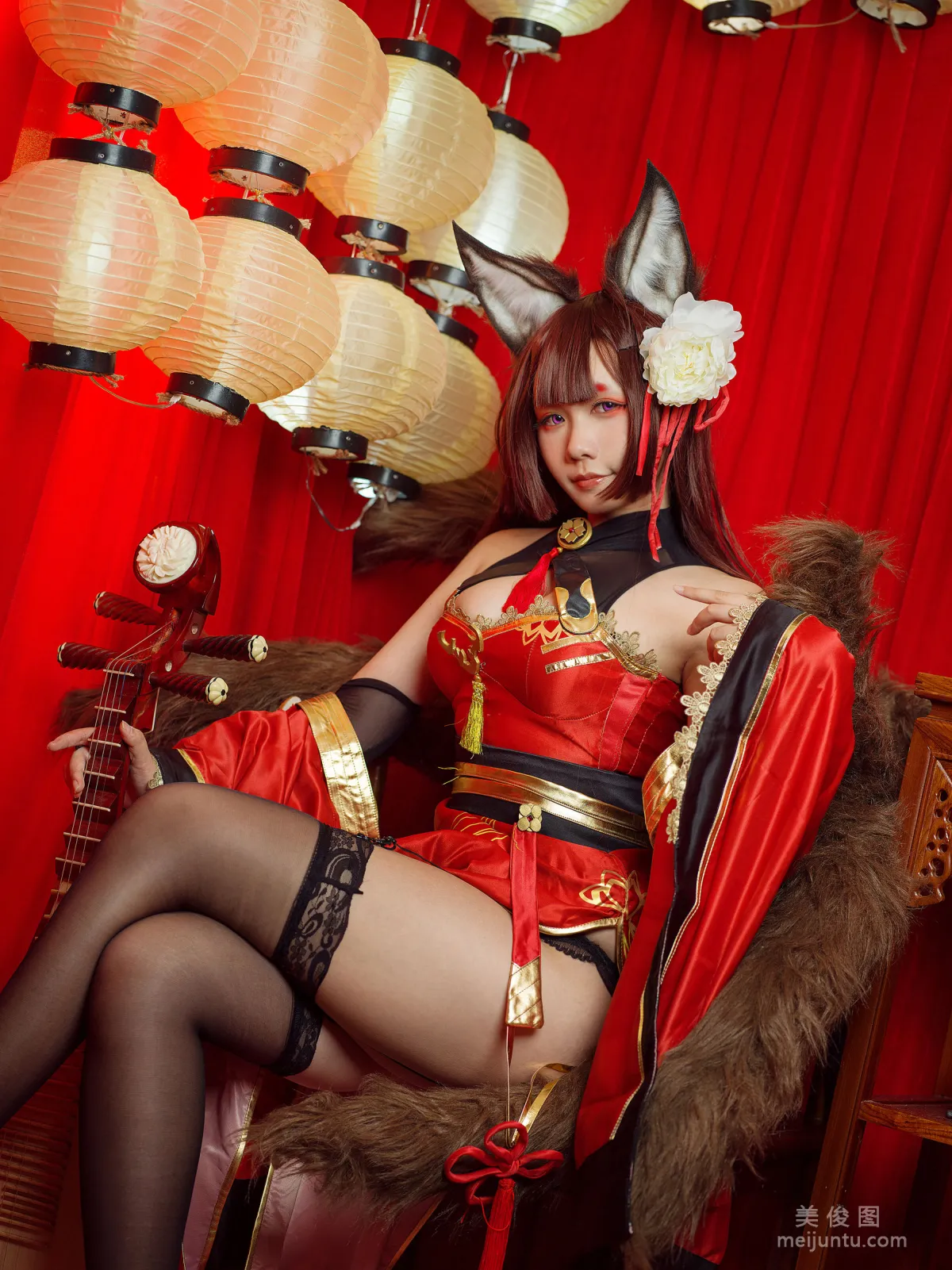 [Cosplay] Mahua Mahua Jiang, Amagi Cheongsam Photo Set photo 18