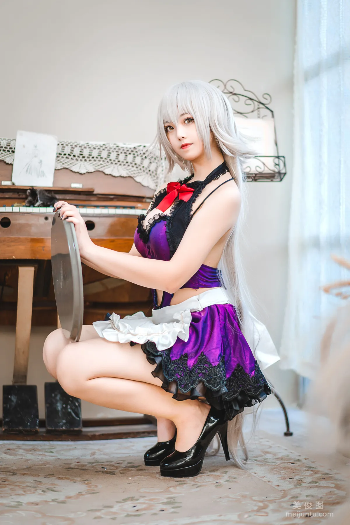 Cute Girl Mizhi Maoqiu, Joan of Arc Maid, Photo Set photo 26