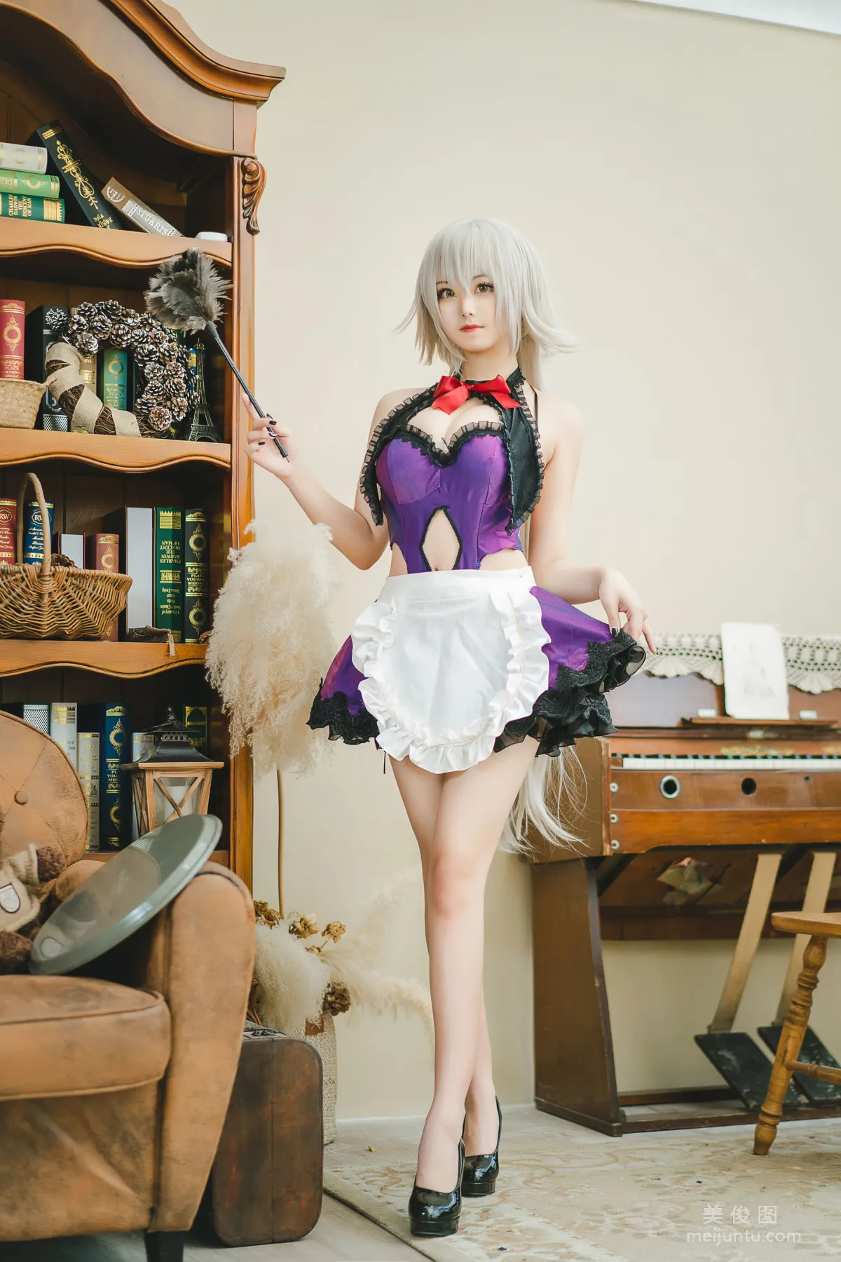 Cute Girl Mizhi Maoqiu, Joan of Arc Maid, Photo Set photo 3