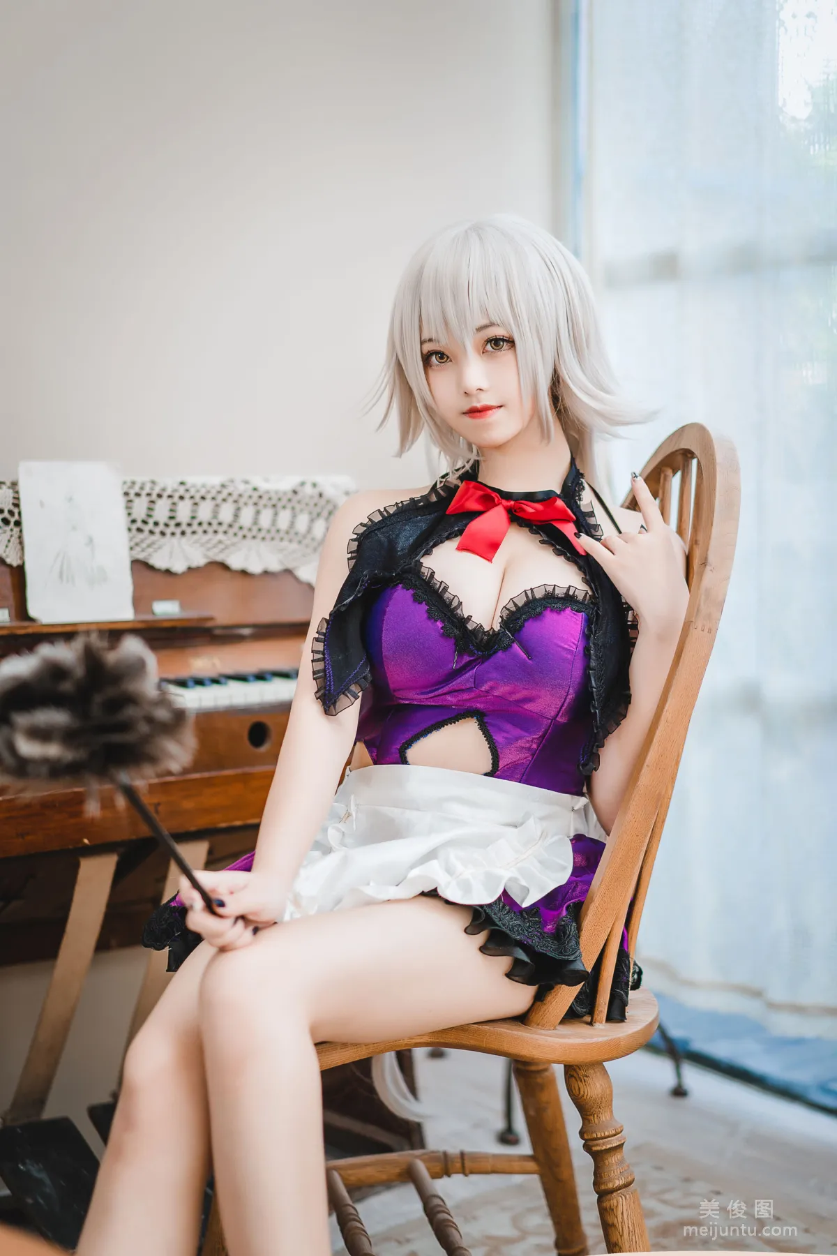Cute Girl Mizhi Maoqiu, Joan of Arc Maid, Photo Set photo 37
