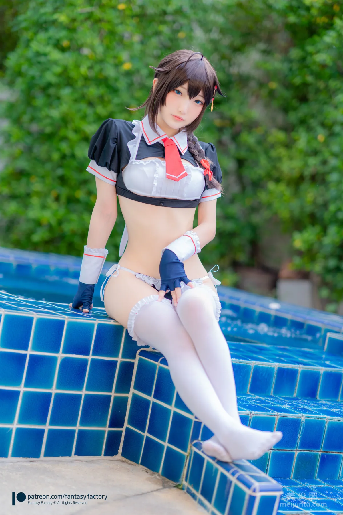[Fantasy Factory] Xiao Ding 2020.04, Maid, Lingerie, Bunny Ears Photo Set photo 17