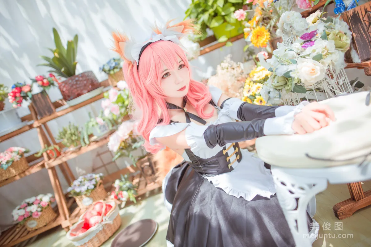 Anime Blogger Bei Zhibei, FGO Tamamo no Mae Maid Photo Set photo 9