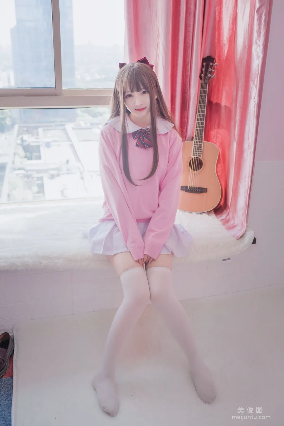 二次元美女古川kagura 《粉色JK》 写真集8