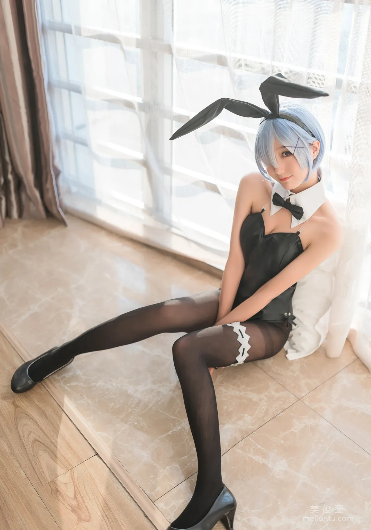 Cute Girl Mu Mianmian OwO, Rem Bunny Girl Photo Set photo 55