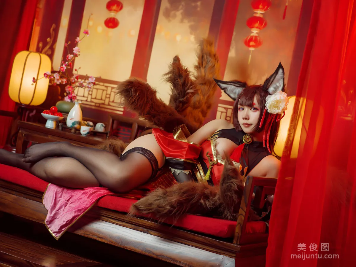 [Cosplay] Mahua Mahua Jiang, Amagi Cheongsam Photo Set photo 10