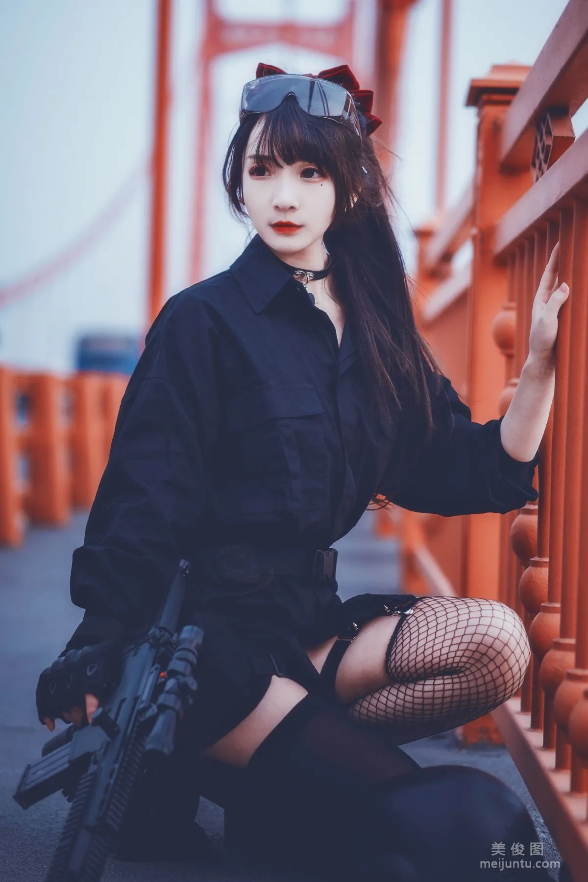 [COS] 2D Beauty Guchuan kagura, Armed JK, Photo Set photo 22