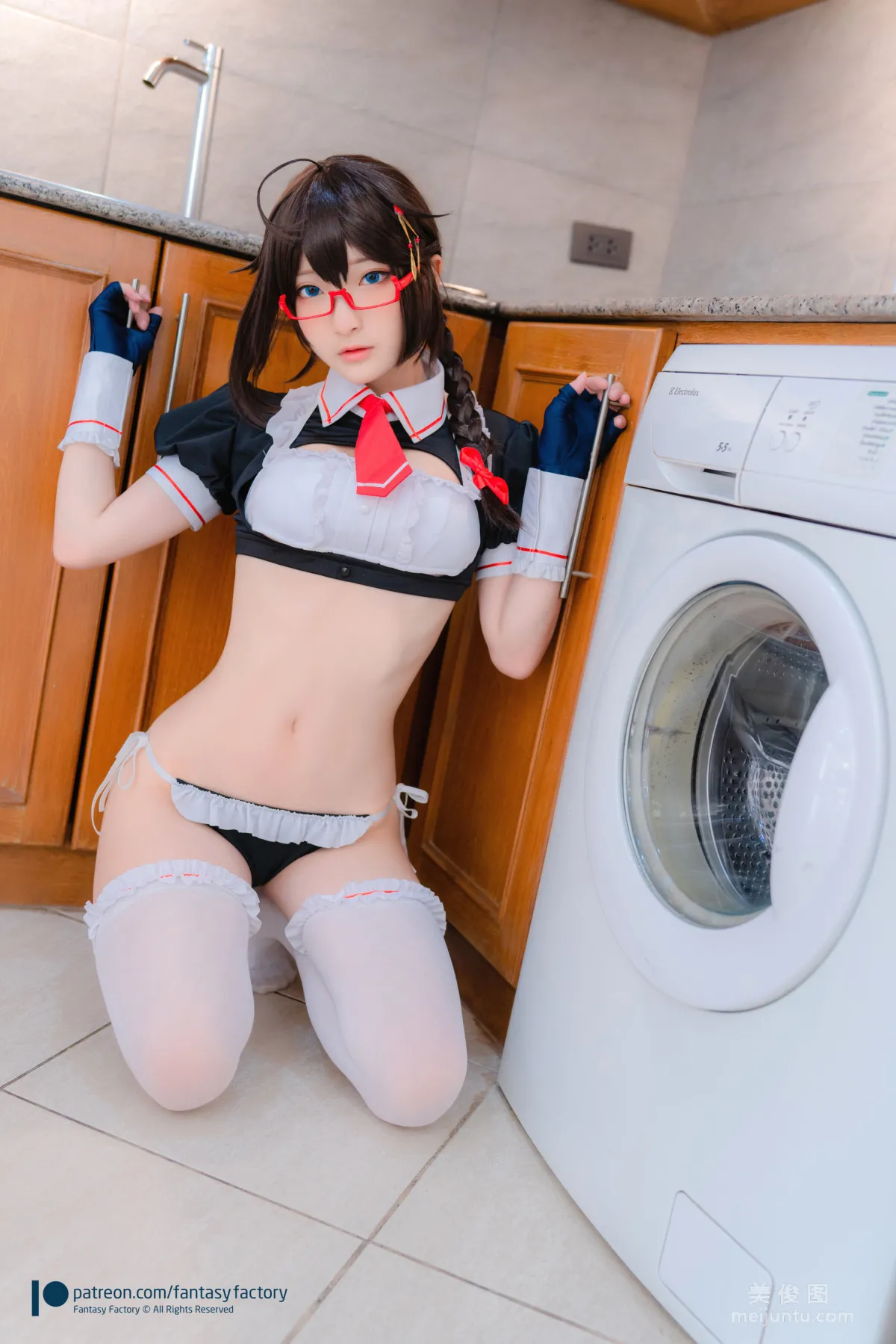 [Fantasy Factory] Xiao Ding 2020.04, Maid, Lingerie, Bunny Ears Photo Set photo 20