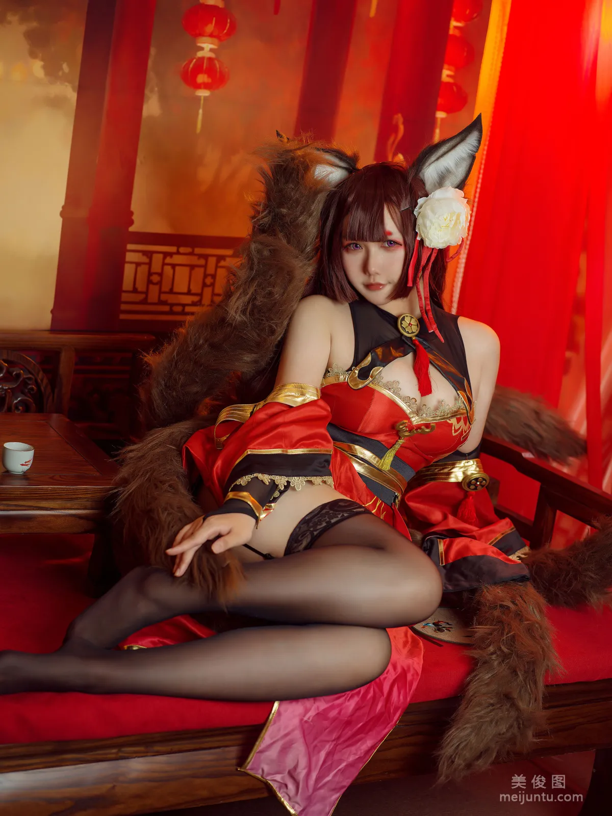 [Cosplay] Mahua Mahua Jiang, Amagi Cheongsam Photo Set photo 13