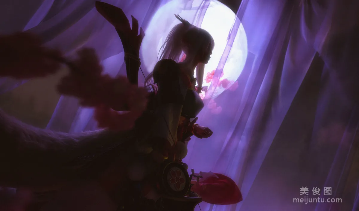 [COS] Anime Blogger Bei Zhibei Onmyoji White Wolf Photo Set photo 1