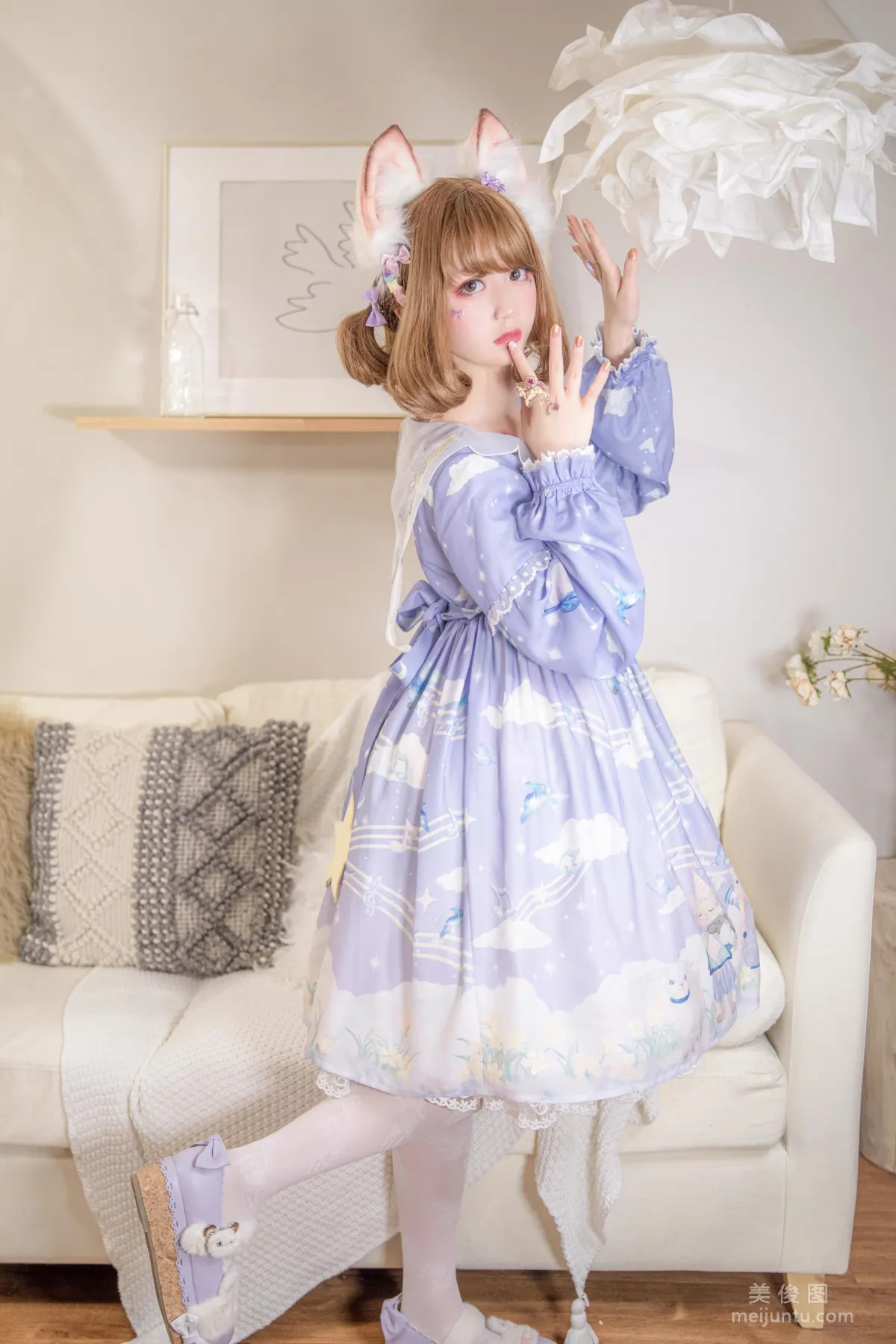 [COS Bonus] Anime Blogger Xianyin sic, Lolita Band Cat Photo Set photo 6