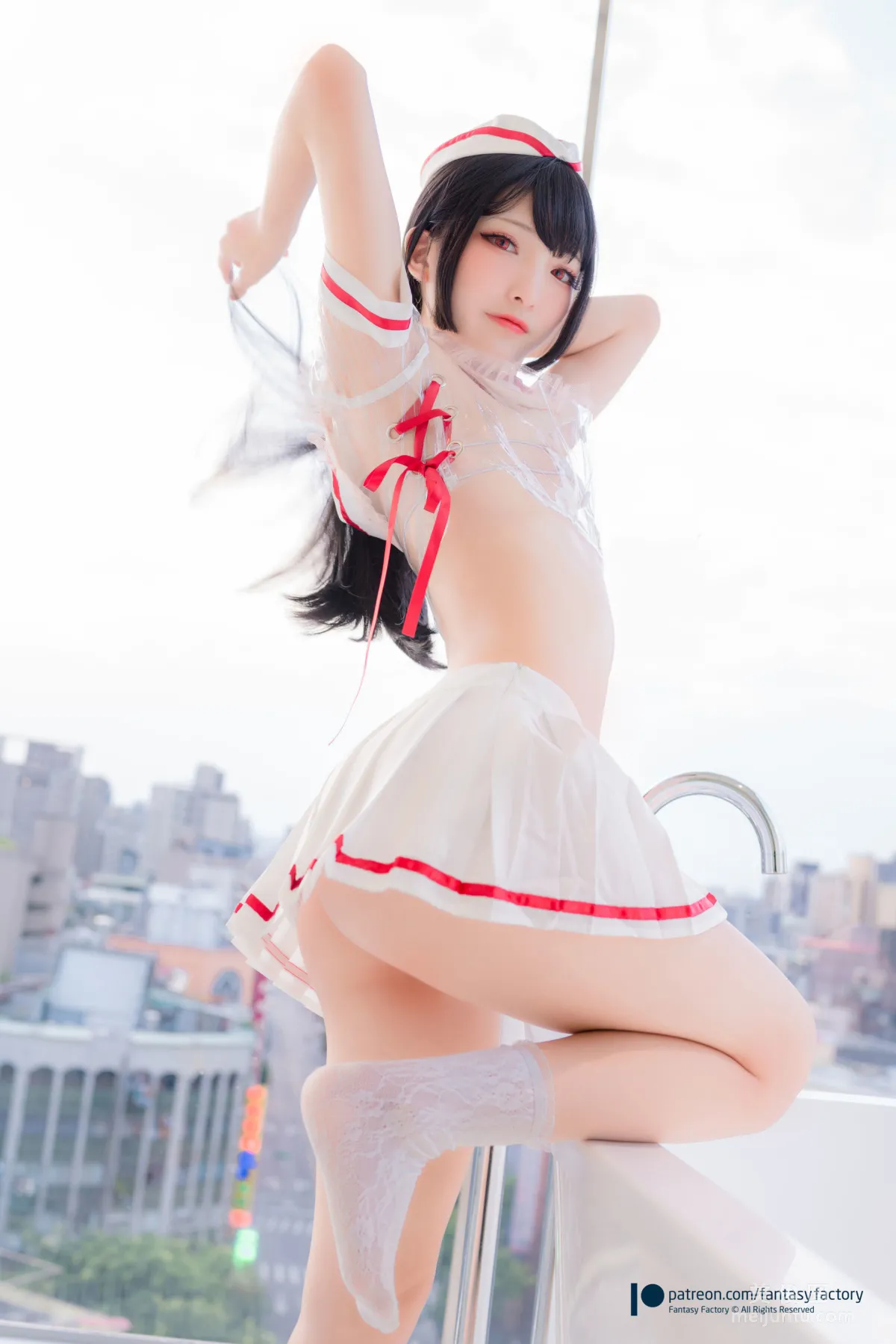 [Fantasy Factory] Xiao Ding 2020.04, Maid, Lingerie, Bunny Ears Photo Set photo 46
