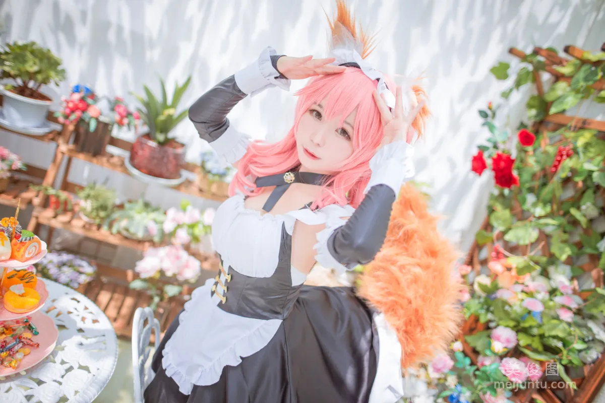 Anime Blogger Bei Zhibei, FGO Tamamo no Mae Maid Photo Set photo 4