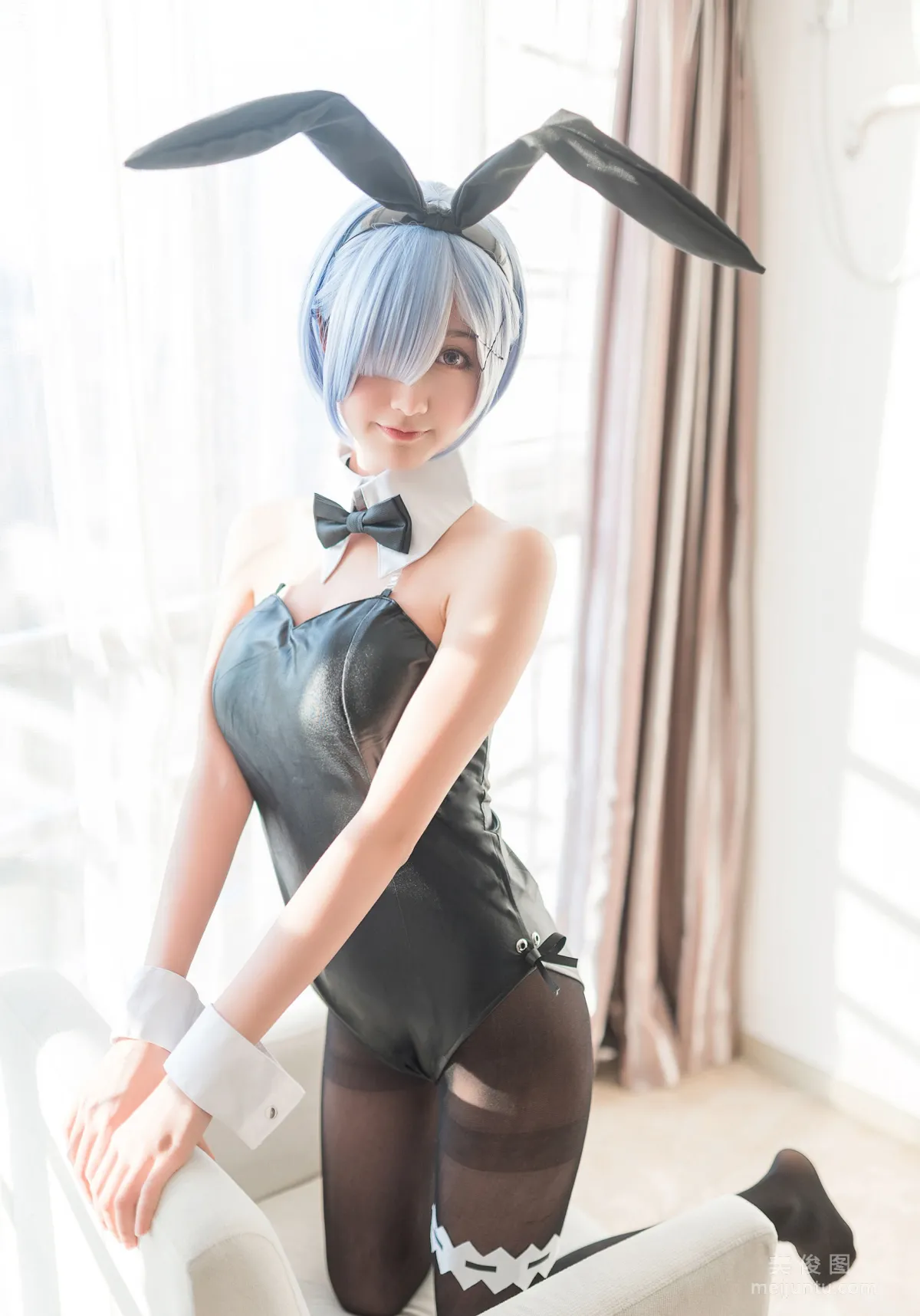Cute Girl Mu Mianmian OwO, Rem Bunny Girl Photo Set photo 47