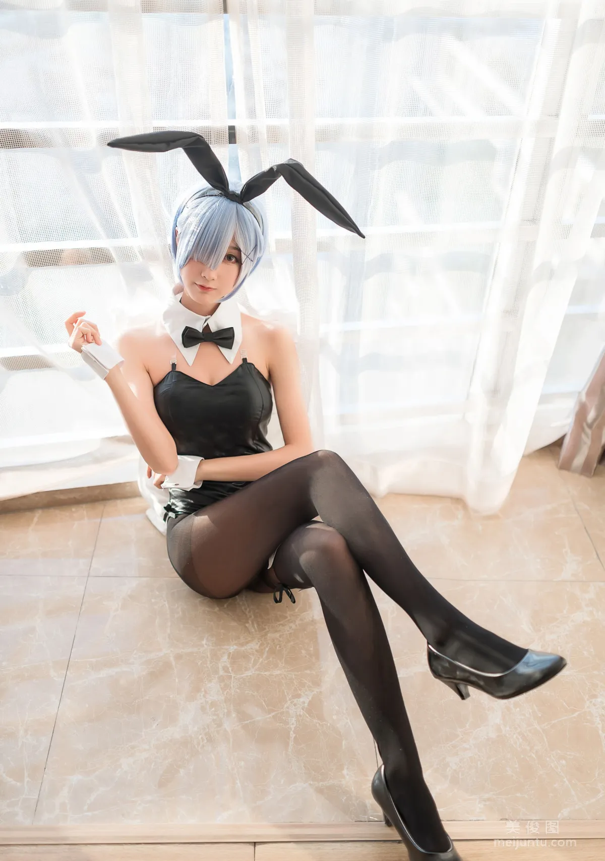 Cute Girl Mu Mianmian OwO, Rem Bunny Girl Photo Set photo 37