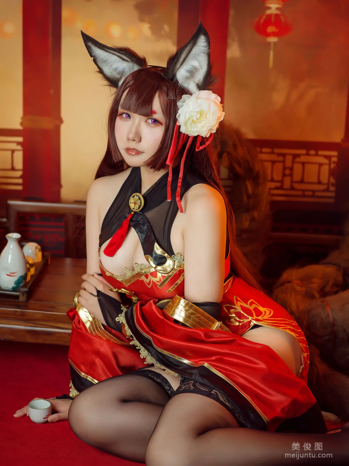 [Cosplay] Mahua Mahua Jiang, Amagi Cheongsam Photo Set photo 8