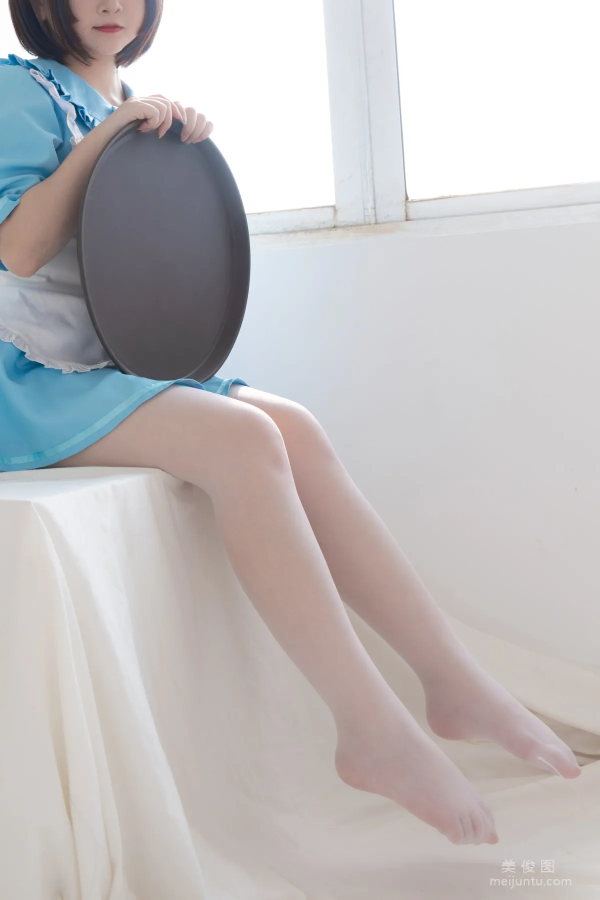 [COS] 2D Beauty Guchuan kagura Blue Cat Maid Photo Set photo 39