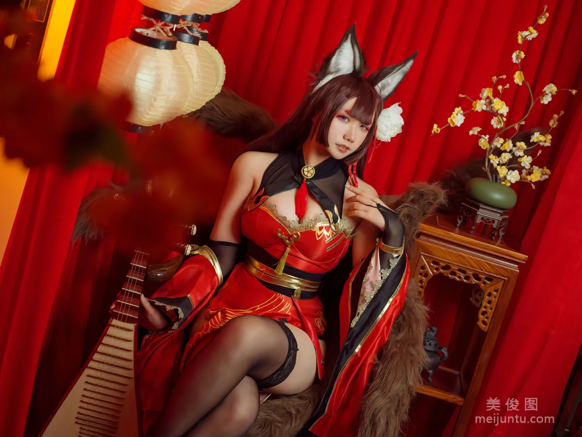 [Cosplay] Mahua Mahua Jiang, Amagi Cheongsam Photo Set photo 16