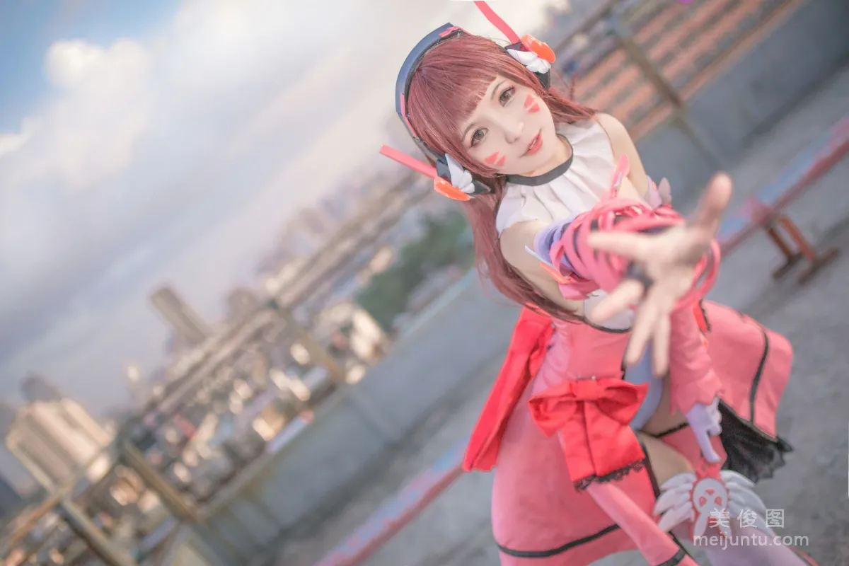 [COS福利] 动漫博主北之北 《守望先锋 魔法少女D.VA》写真集9