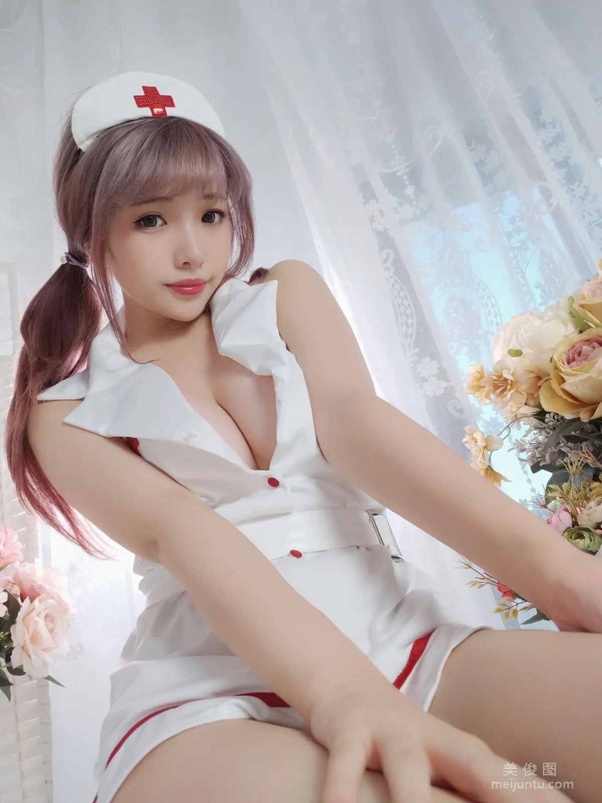 Anime Blogger Wenmei Bujiang Daoli Nurse Photo Set photo 17