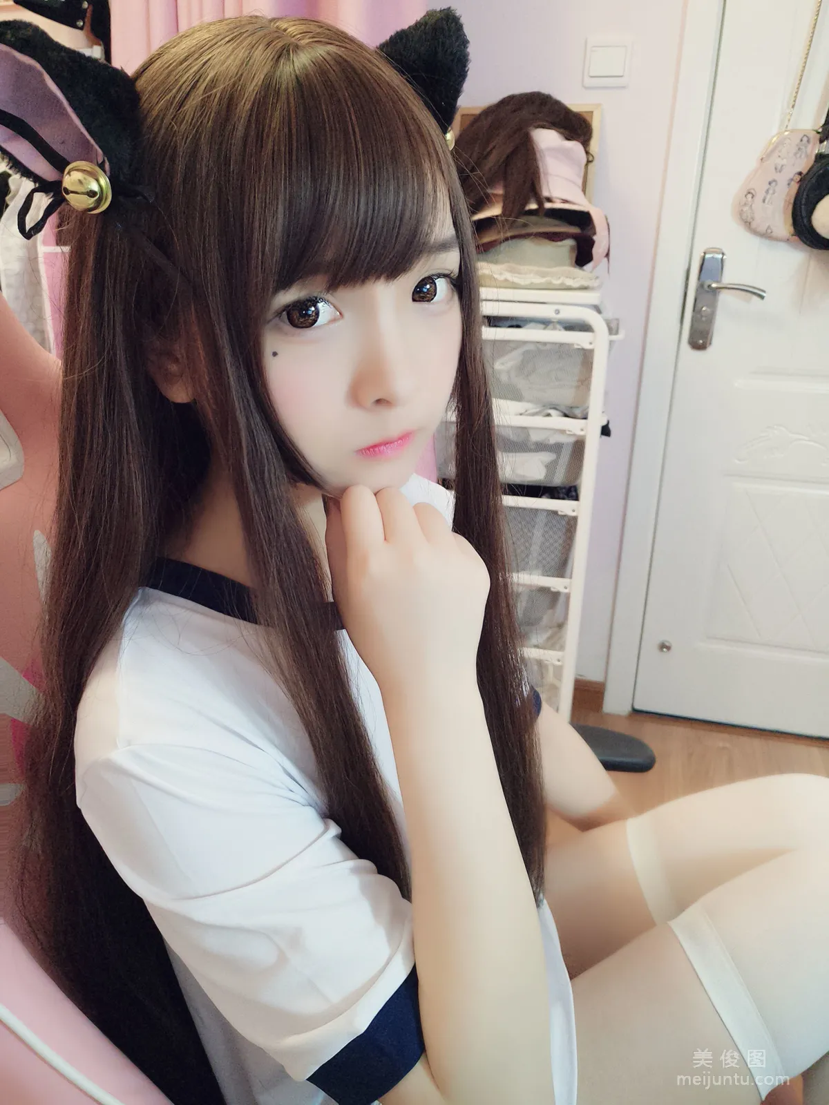 2D Beauty Guchuan kagura, Cat Ear Gymnastics, Photo Set photo 2