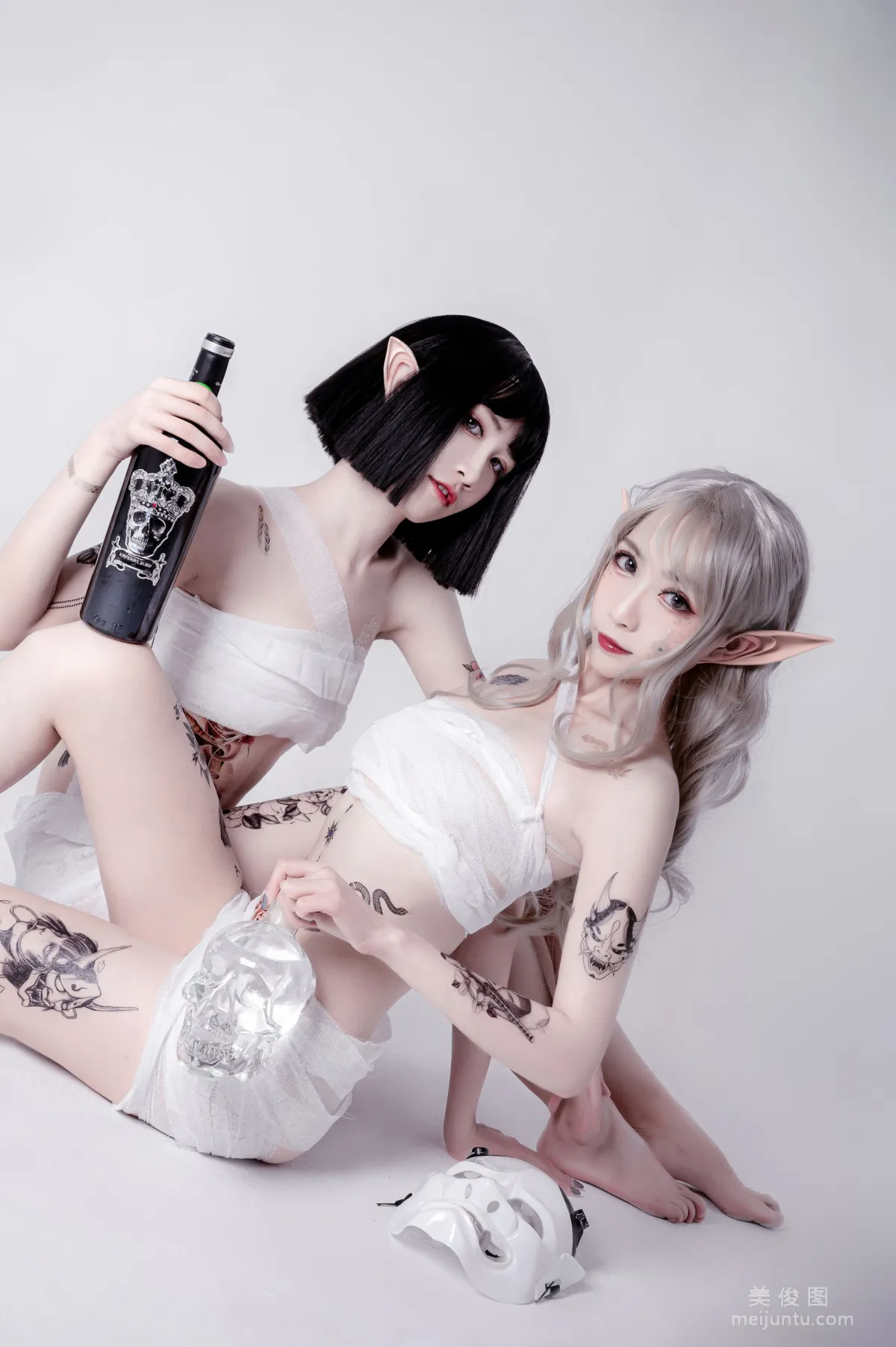 [COS Bonus] Anime Blogger Ruanyi Fairy, Straps and Samurai Photo Set photo 5