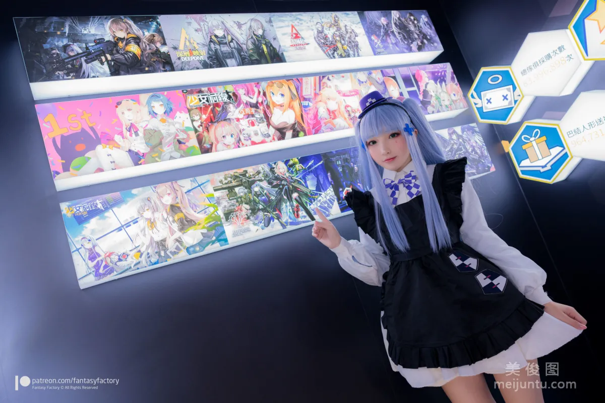[Fantasy Factory] Xiao Ding 2020.04, Maid, Lingerie, Bunny Ears Photo Set photo 36
