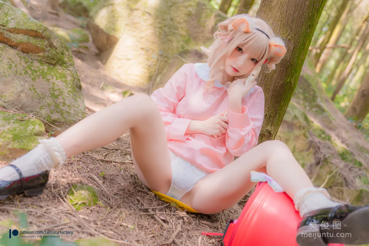 [Fantasy Factory] Xiao Ding 2020.04, Maid, Lingerie, Bunny Ears Photo Set photo 100