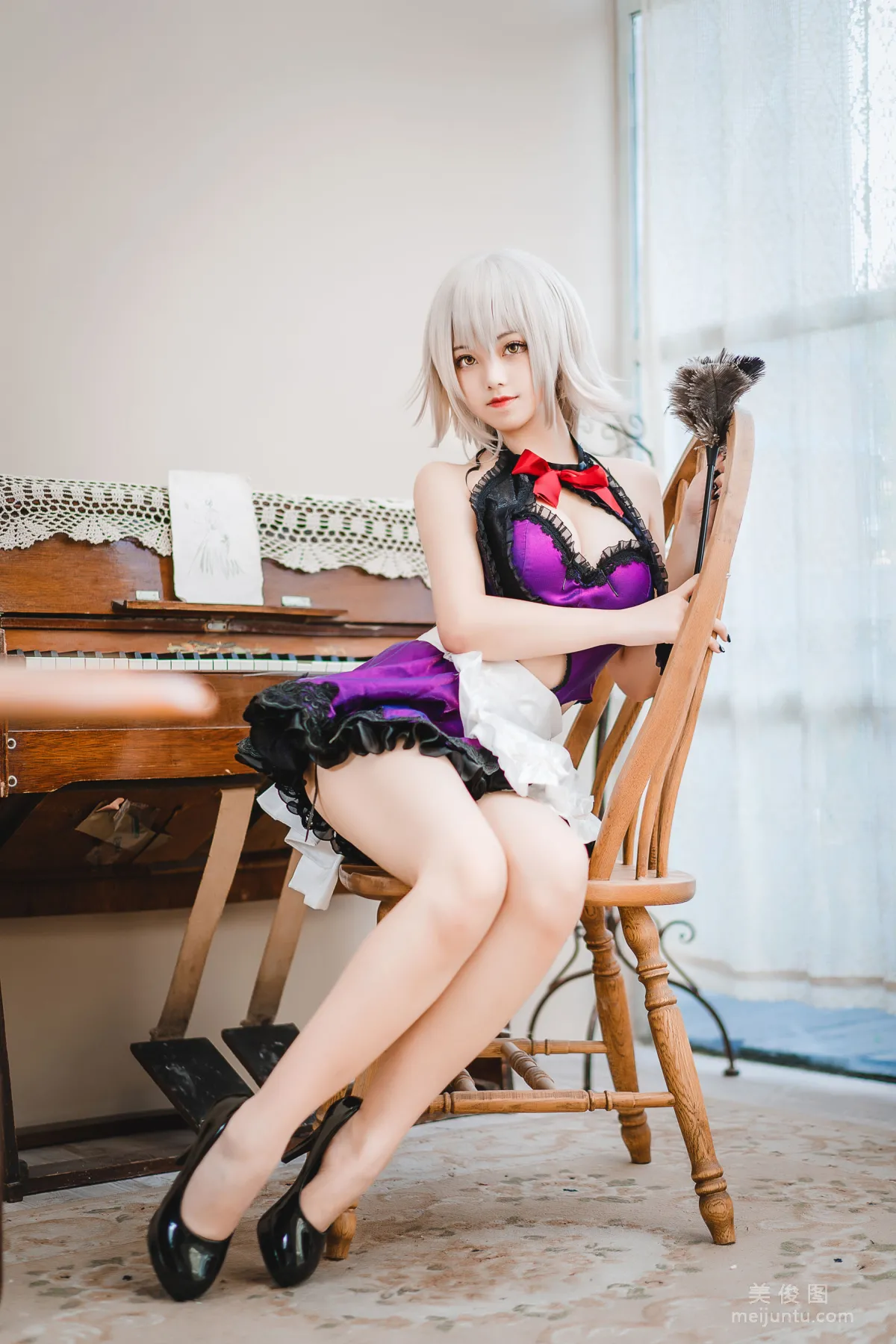 Cute Girl Mizhi Maoqiu, Joan of Arc Maid, Photo Set photo 21