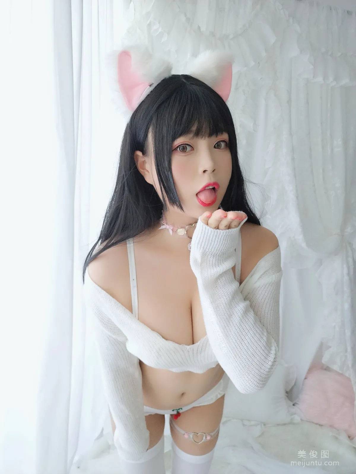 [COS] Cute Girl Bai Ye, Xiao Naimao Photo Set photo 19